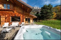 Dingy-Saint-Clair, charming log chalet