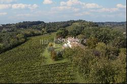 Traditional farmhouse with estate among the Prosecco hills