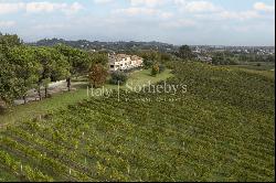 Traditional farmhouse with estate among the Prosecco hills