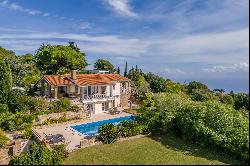 Modern villa with pool and stunning sea view