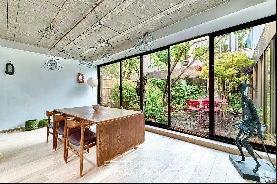 elegant loft in a former printing works