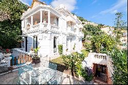 Exquisite Belle Époque Villa with Sea Views, Pool, and Spa