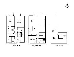 3 Bedroom Duplex with Private Roof Deck