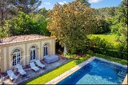 Bastide for rent at 15 minutes Aix-en-Provence with swimming pool in quiet, beautiful sett