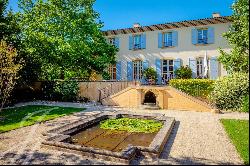 Bastide for rent at 15 minutes Aix-en-Provence with swimming pool in quiet, beautiful sett