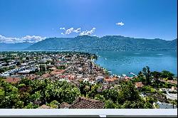 Exclusive designer penthouse apartment with lake view in Ascona for sale