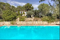 Propriété d'exception à Mougins : Bastide Provençale avec vue mer et terrain de…