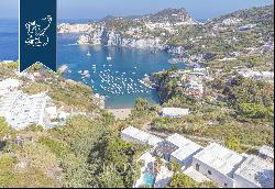 Villa with a pool and terrace by the sea for sale in the heart of Ponza island