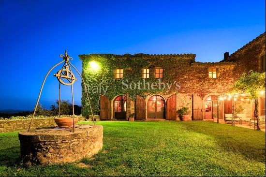 Historic farmhouse with olive grove and vineyard