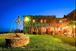 Historic farmhouse with olive grove and vineyard