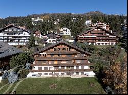 Attic apartment with unique character in Crans-Montana