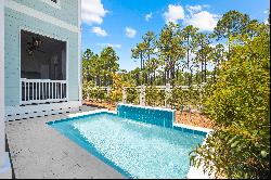 Spacious New Home With Private Pool Backing To State Forest