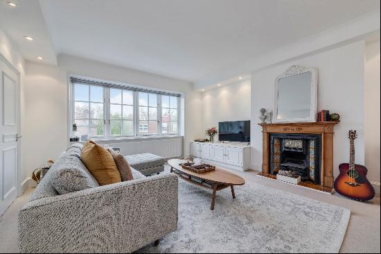 A 3 bedroom flat for sale on Akenside Road, NW3.