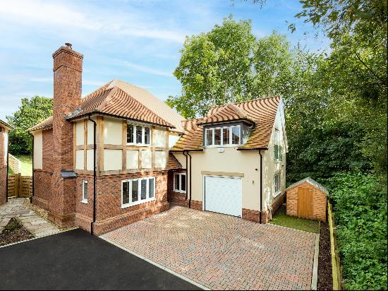 A newly built four-bedroom family home close to Stratford-upon-Avon town centre, part of a