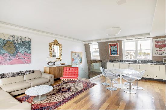 An elegant two bedroom apartment for sale in prime Kensington W8.