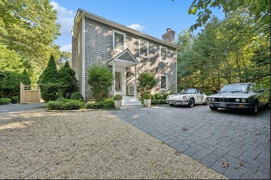 This turn-key, two-story shingled traditional in a quiet Springs neighborhood checks all t