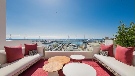 A beachside penthouse apartment in one of the most exclusive areas of the Costa del Sol.