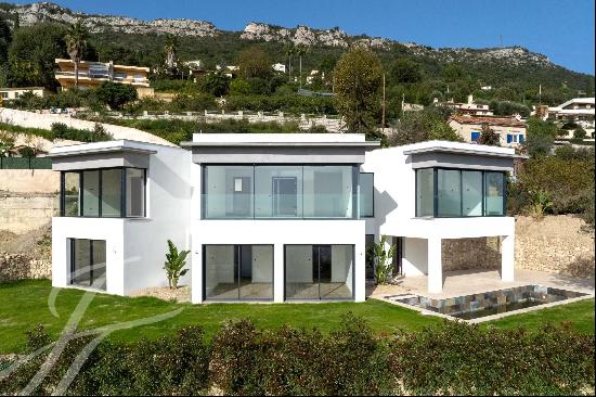 Modern Villa in Vence with Panoramic sea and hills views