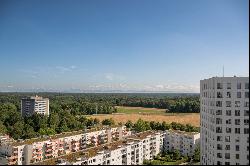 Apartment with alpine view over the Isar floodplains