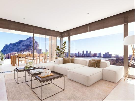 Apartment for Sale in Calpe with Stunning Panoramic Views, Calpe 03710