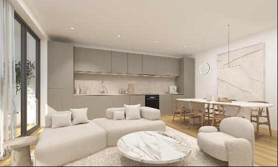 A bespoke new apartment with a park facing terrace, lift access and private parking in The