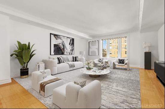 Welcome home to residence 9B at renowned 875 Park Avenue. From the moment you enter the