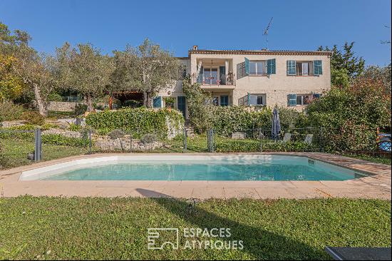 superb home in the popular village of valbonne