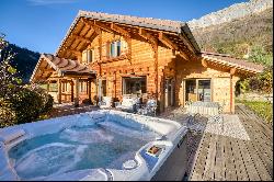 Authentic chalet in Dingy-Saint-Clair with uninterrupted views