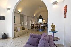 Old farmhouse with olive trees and a swimming pool