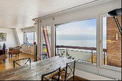 Penthouse apartment in the heart of Montreux with panoramic view