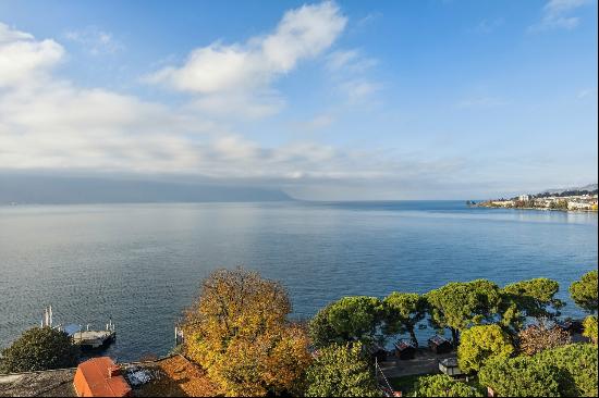 Penthouse apartment in the heart of Montreux with panoramic view