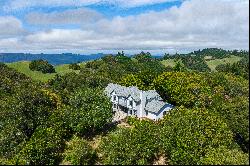 Stately Tudor with Pacific Ocean and Silicon Valley Views