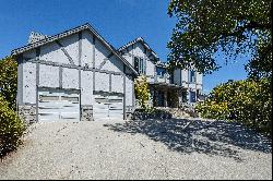 Stately Tudor with Pacific Ocean and Silicon Valley Views