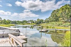 Beachy Waterfront With Dock