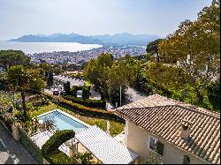 Cannes Croix des Gardes  - Comfortable villa with panoramic sea views