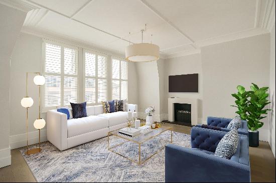 Newly refurbished 3 bedroom top floor flat to rent in Knightsbridge, SW1X.