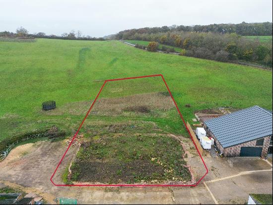 A superb rural development plot for a large, detached house with open views located betwee