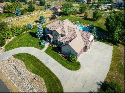 Incredible custom home on 1.77 acre lot in Spruce Meadows