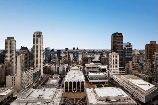   Stunning West facing views over Lincoln Center from this spacious one bedroom condo a