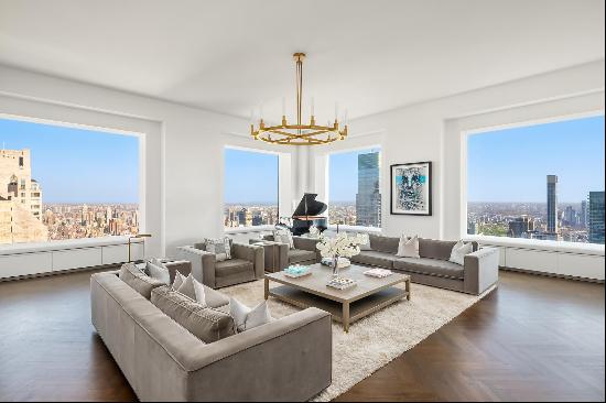 Experience the epitome of luxury at Residence 54A in the iconic 432 Park Avenue, where 