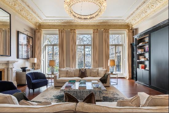 An exceptional and truly special four bedroom grand residence in Ennismore Gardens, includ