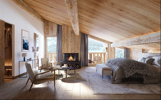 Vauvray 3 : New chalet of 271 sqm with 4 bedrooms and wellness area