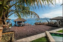 Residence with private dock and ocean view, spanning four floors