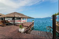 Residence with private dock and ocean view, spanning four floors