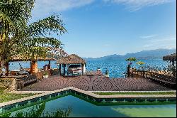 Residence with private dock and ocean view, spanning four floors