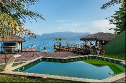 Residence with private dock and ocean view, spanning four floors