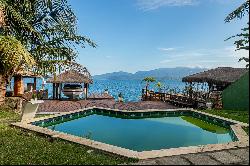 Residence with private dock and ocean view, spanning four floors