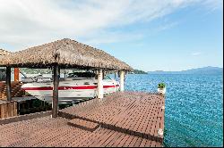 Residence with private dock and ocean view, spanning four floors