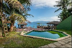 Residence with private dock and ocean view, spanning four floors