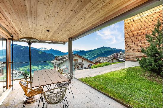 Outstanding, stylish holiday apartment in Falera, Graubünden.